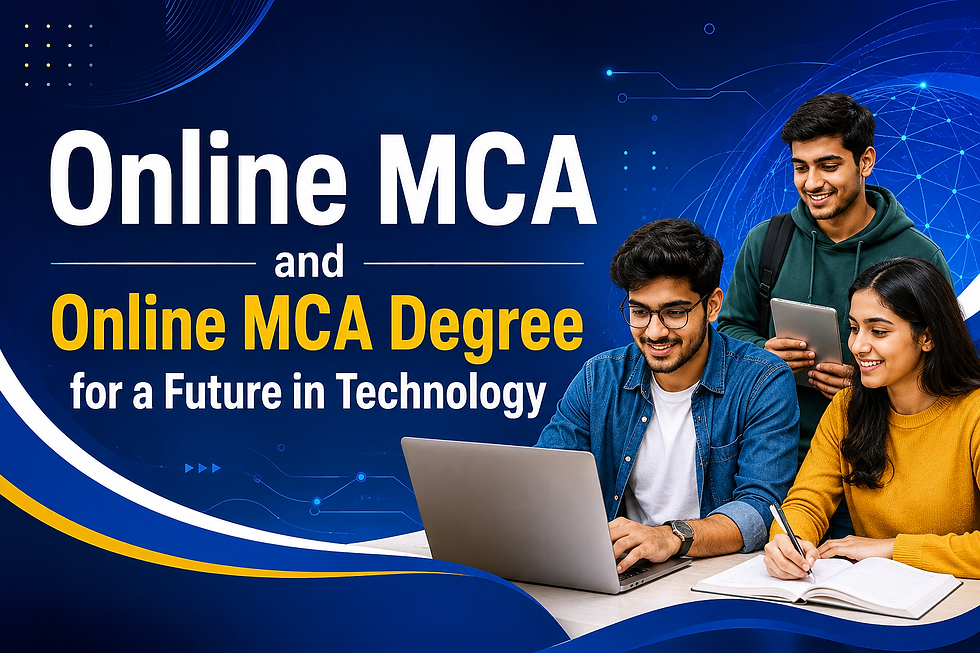 Online MCA and Online MCA Degree for a Future in Technology