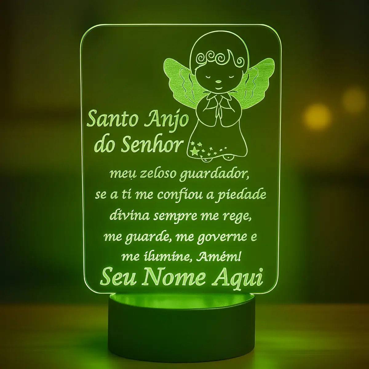 Luminária LED Anjo da Guarda