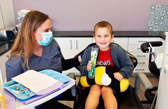 We pride ourselves on being child friendly dentists!