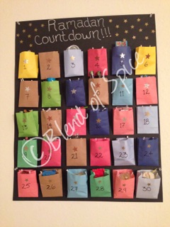 Ramadan Coundown Calendar  blendofspice