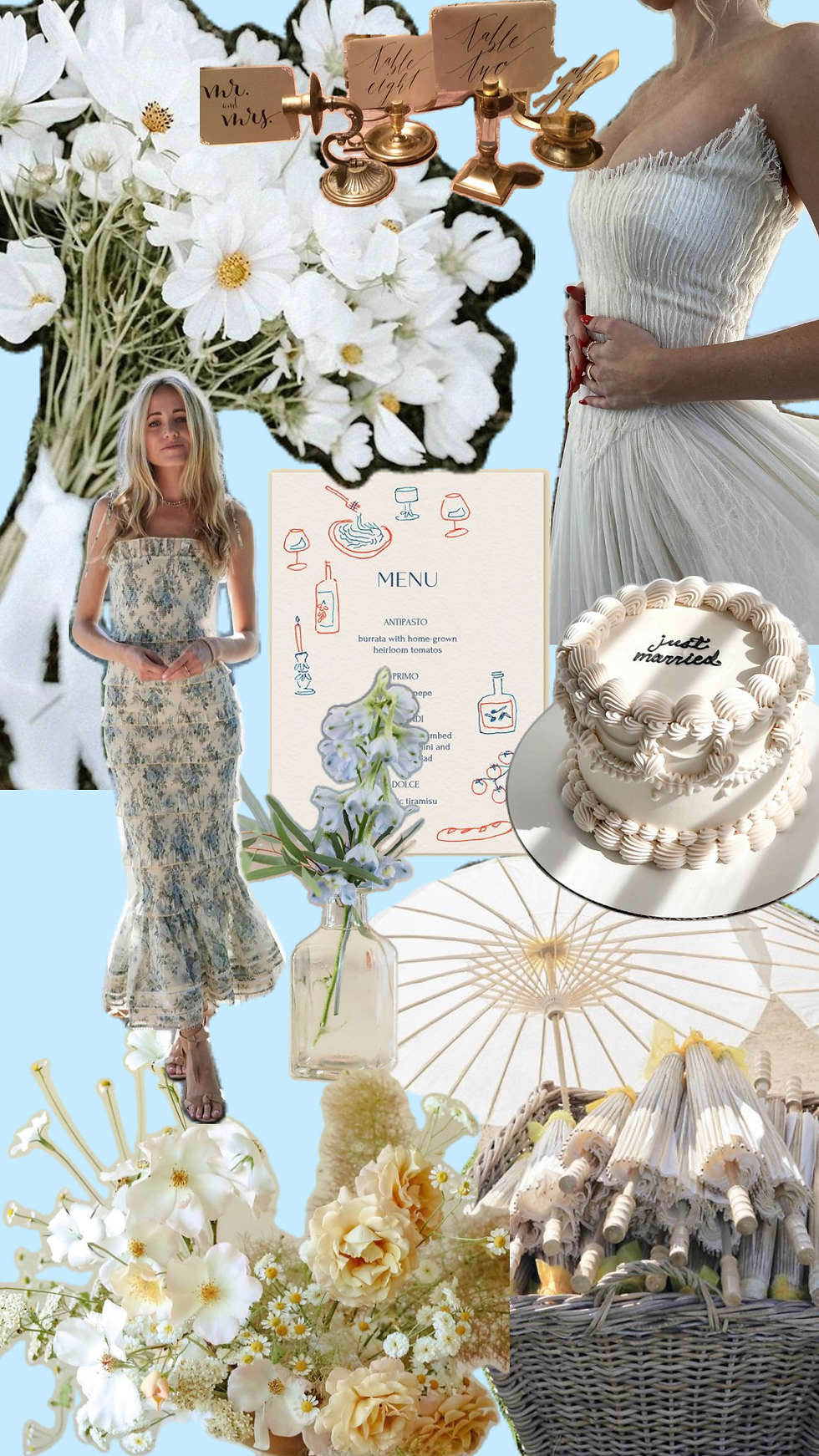 a glimpse of my pinterest board, which was the backbone of the design process