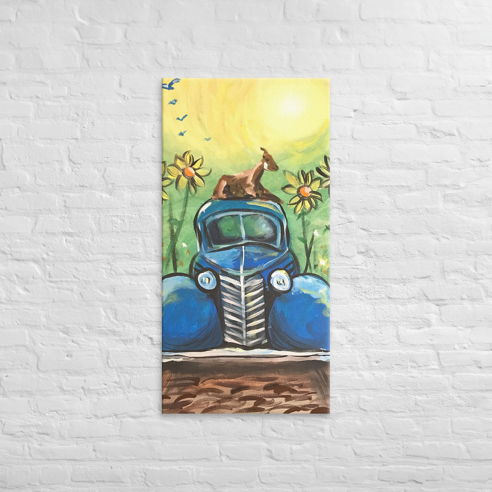 Thumbnail: Blue Truck with Goat