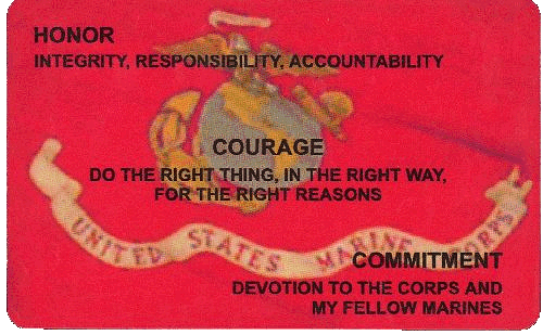 HONOR, COURAGE, COMMITMENT