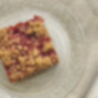 Strawberry Rhubarb Crumble Squares