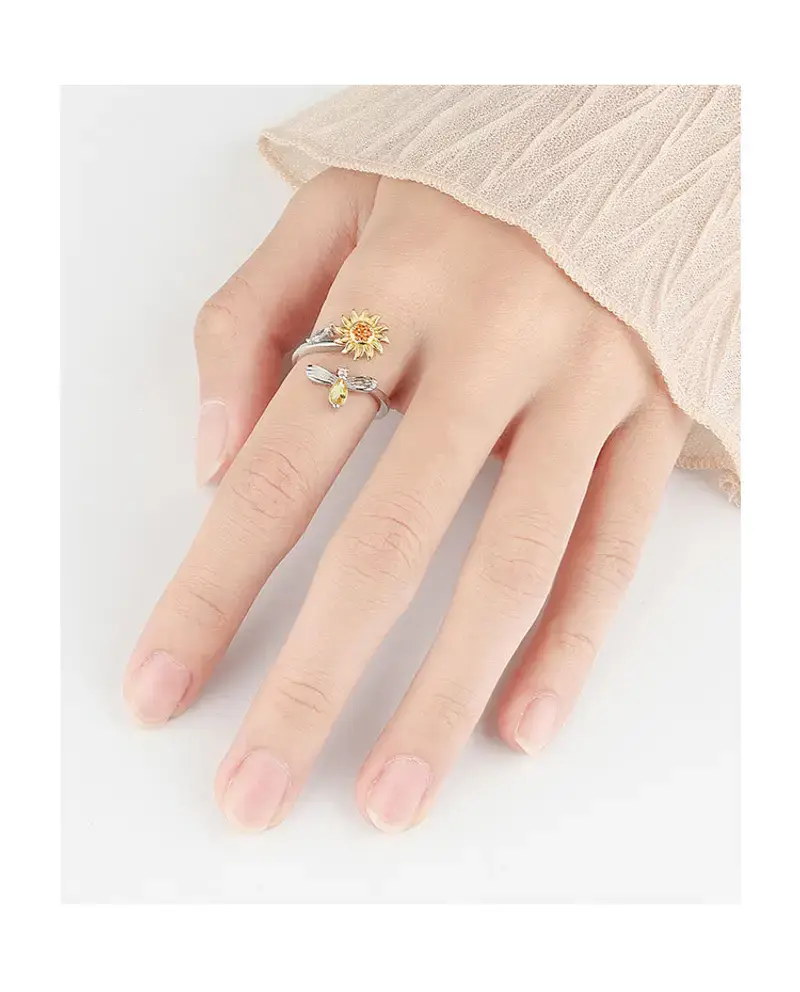 Sunflower bee ring store