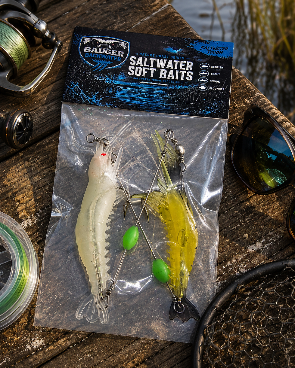 Thumbnail: Badger Backwater Shrimp Rigs
