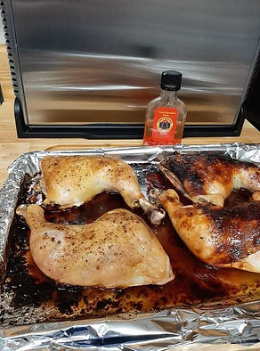 Fireball Moonshine Honey on Chicken