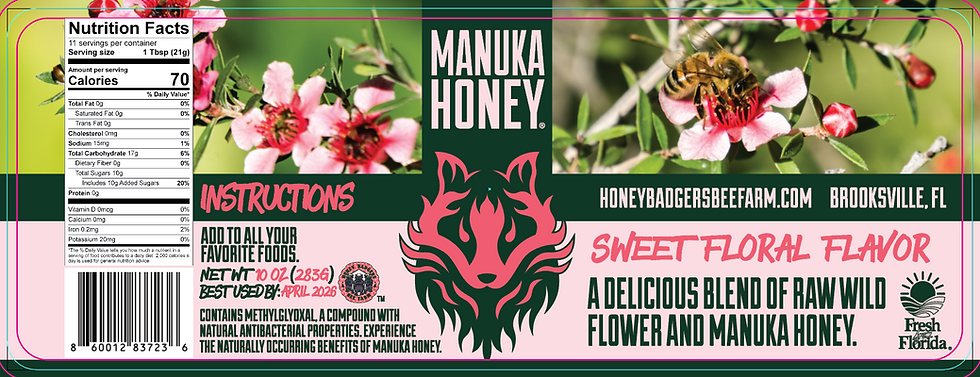 Thumbnail: Manuka & Raw Florida Honey - Allergy Blend