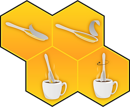 honey spoon immage