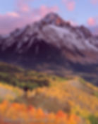 Mt. Sneffels at Sunset, Mt. Sneffels Wilderness, Colorado