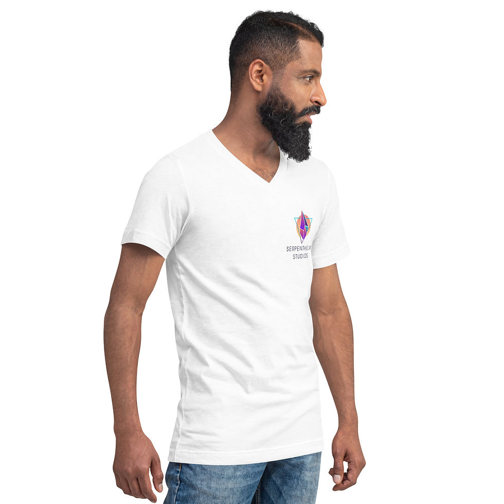Thumbnail: Unisex Short Sleeve V-Neck T-Shirt