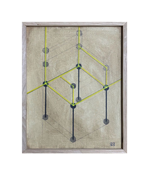 Grafisch schilderij, Acryl op Canvas