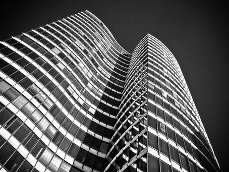 A tower block of offices