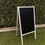 Thumbnail: Easels/Signage - Double Sided Chalk Board Sign 