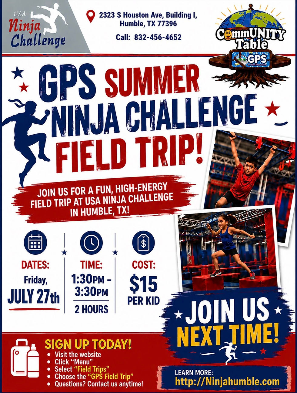 Ninja Challenge Field Trip!