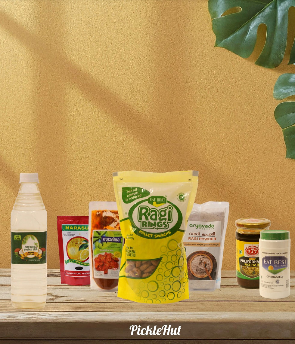 Banner highlighting a curated selection of quality products from trusted brands such as EatBest, Narasu, Aurveda, and others.