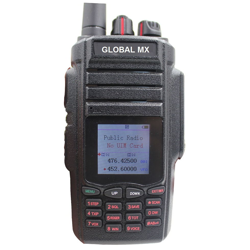Radio de Alcance Mundial Global MX Modelo UV25 VHF 136-174 MH