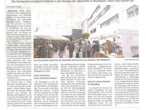 Das Sommerfest der Lebenshilfe in Aarbergen-Michelbach an neuem Standort vor dem Neubau