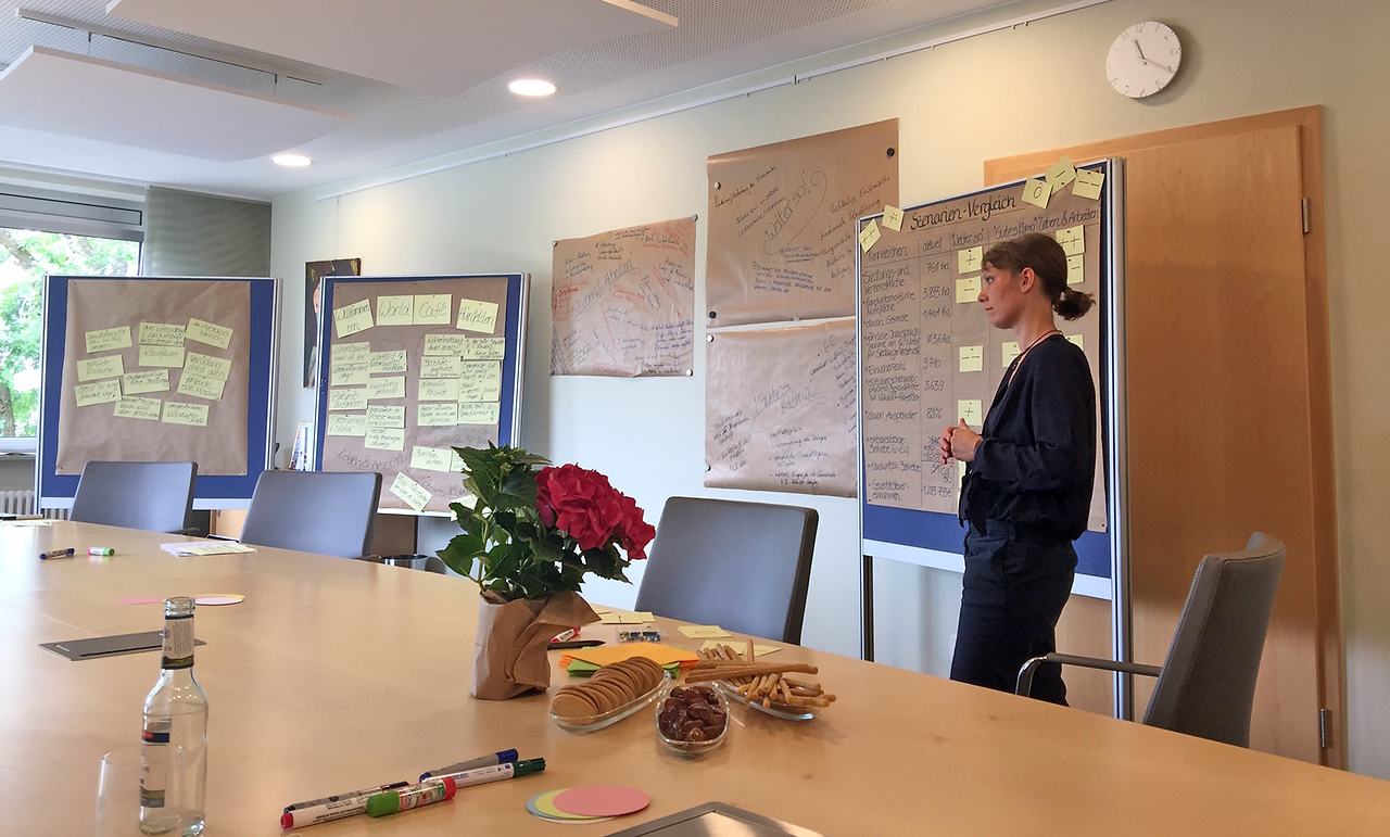 Apel-Isbarn beim Workshop