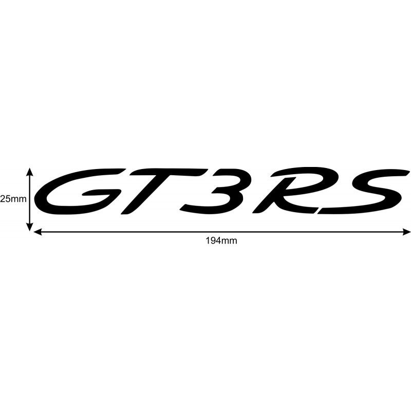 Thumbnail: GT3 RS Door Decal for a Germany Sports Car Brand (Fits: Porsche GT3 RS)