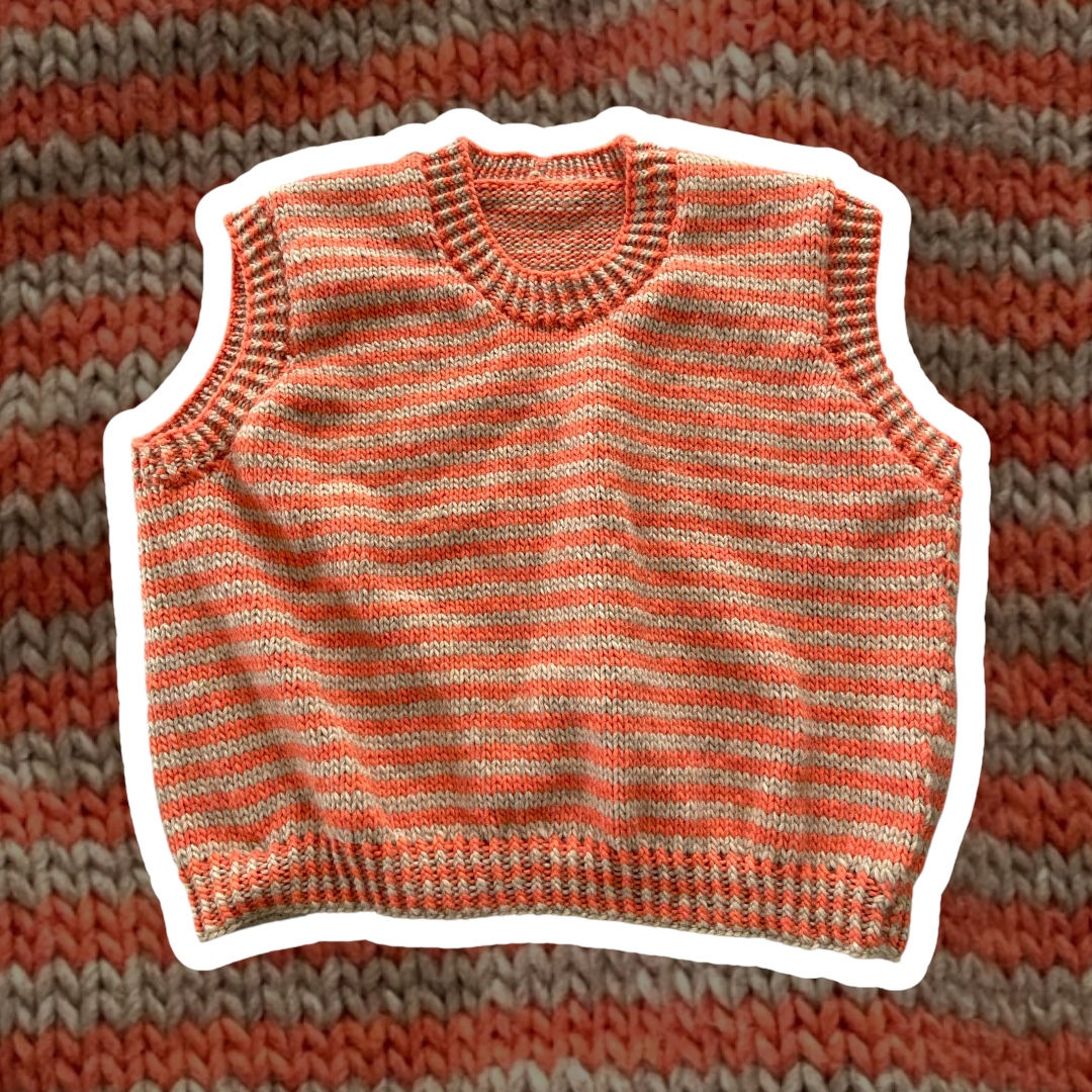 Gilet «reflets d’automne »