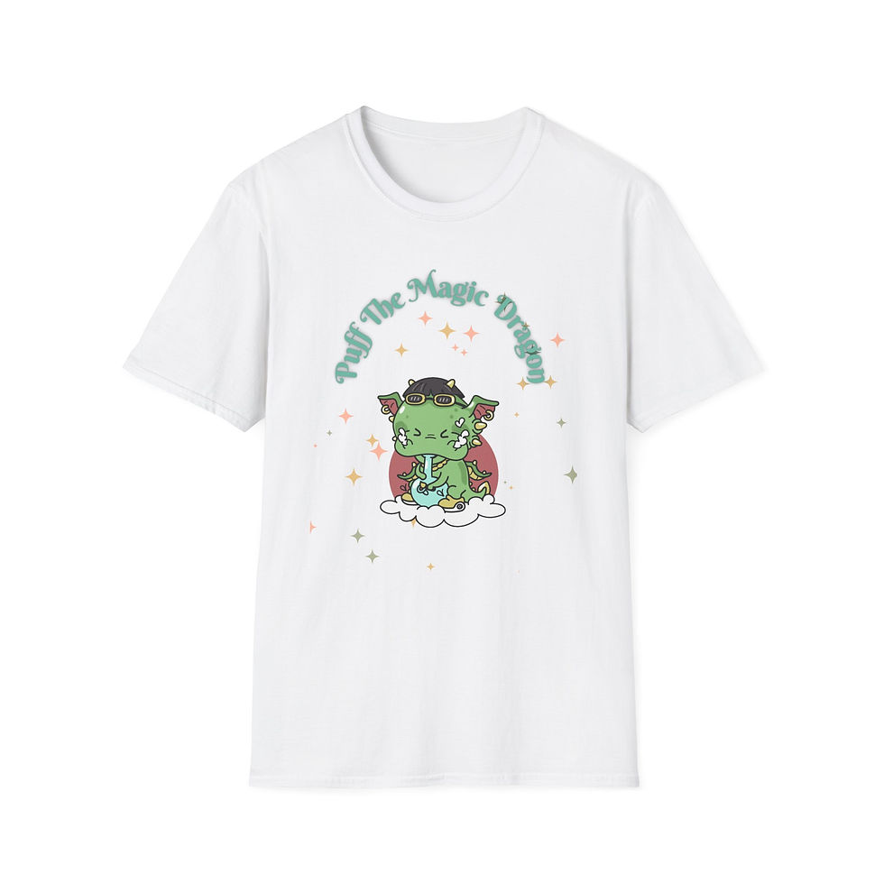 Thumbnail: Puff The Magic Dragon, Weed Dragon Unisex T-Shirt