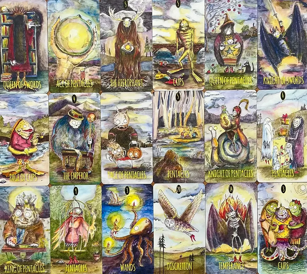 Thumbnail: The Shadowland Tarot Mini Deck