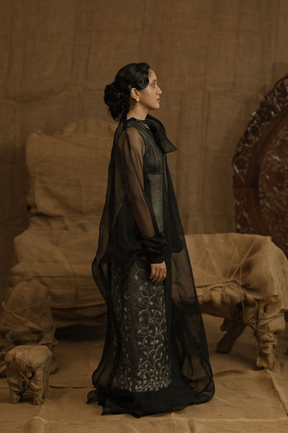 Thumbnail: Selene Gown Set, en noir