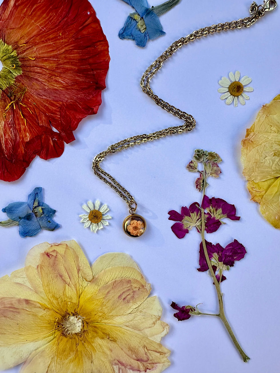 Thumbnail: floral jewelry real flower necklace bouquet preservation las vegas bridal bouquet preservation las vegas florist