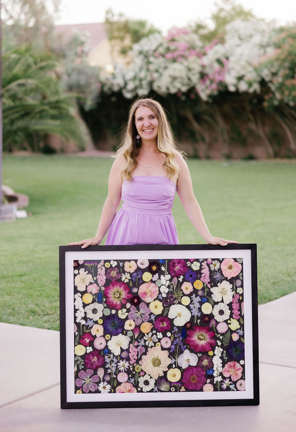 Thumbnail: 32x40 Frame | Bridal Bouquet Preservation