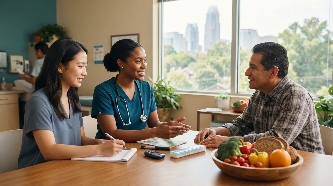 Diabetes Management in Charlotte, NC: Medication and Nutrition