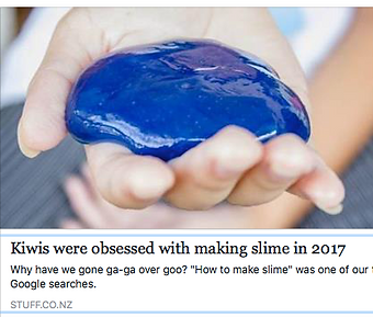 Kiwis obsessed with making slime in 2017