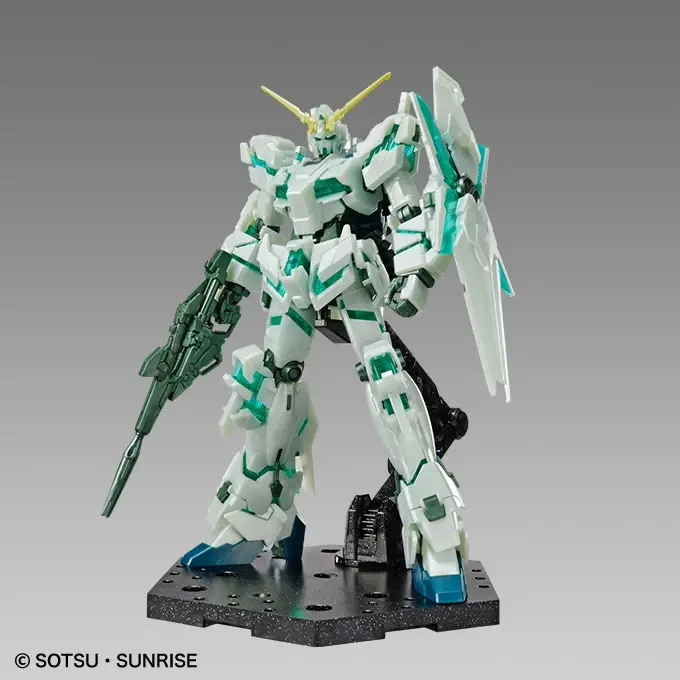 Miniatura: P-Bandai 1/144 HG Unicorn Gundam (Destroy Mode) (Lumious Crystal Body)