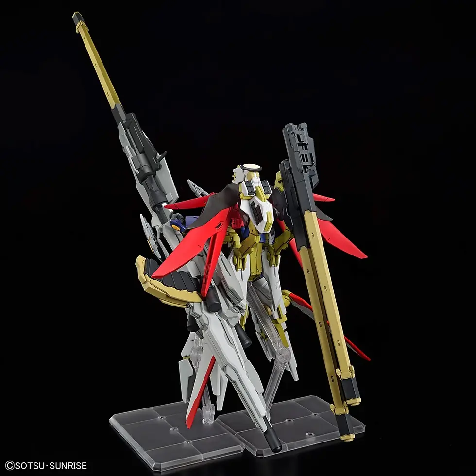 Miniatura: 1/144 HG Destiny Gundam Spec II & Zeus Silhouette