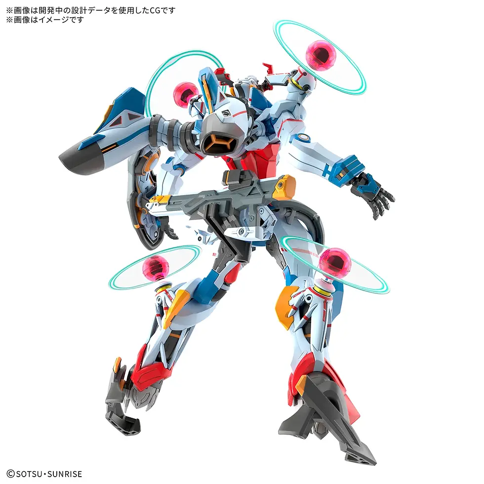 Miniatura: 1/144 HG GQuuuuuuX (Endymion Unit Awakened)