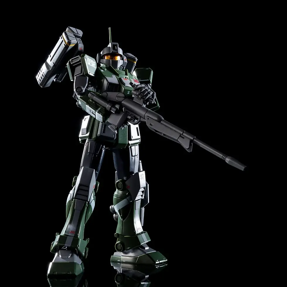 Miniatura: P-Bandai 1/144 HG GM Sniper Custom (with Missile Launcher)