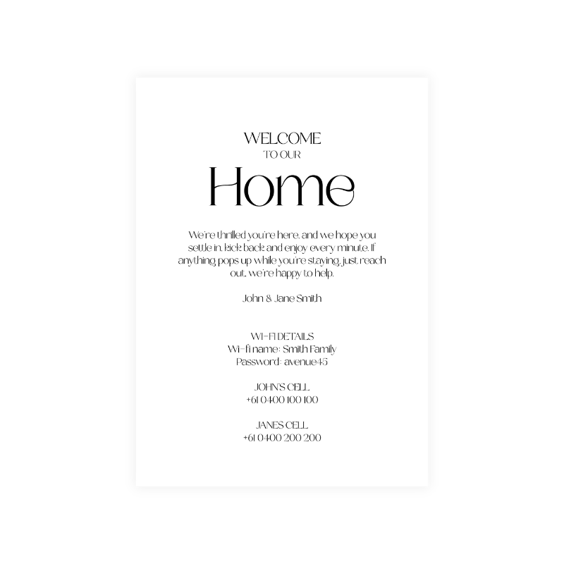 Thumbnail: Welcome to Our Home