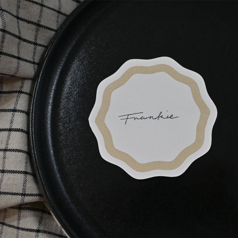 Thumbnail: Circle Squiggle Place Card - Multi Colour