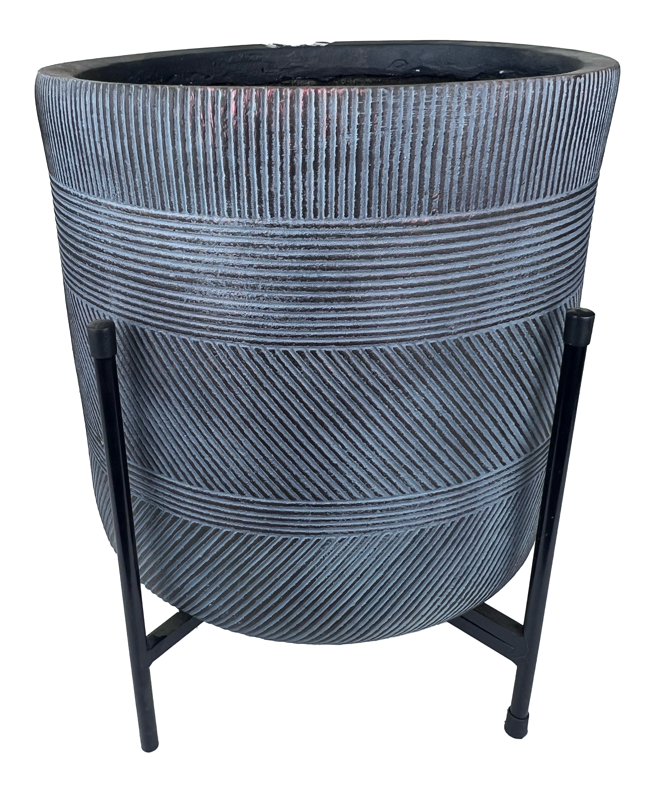 FIBER CLAY POTW/METAL STAND VARYING STRIP