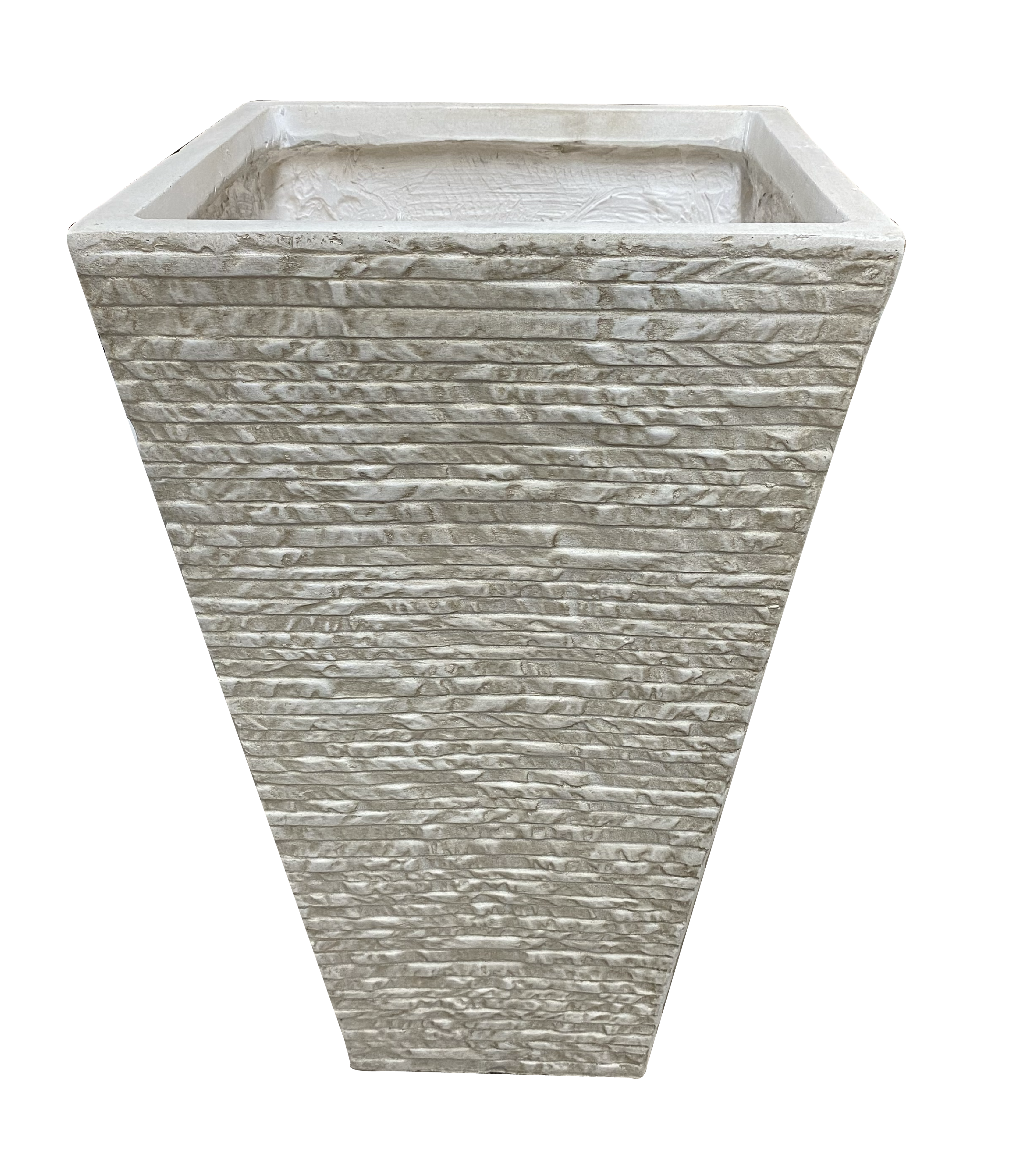 FIBER CLAY POT BRICK FINISHING BEIGE