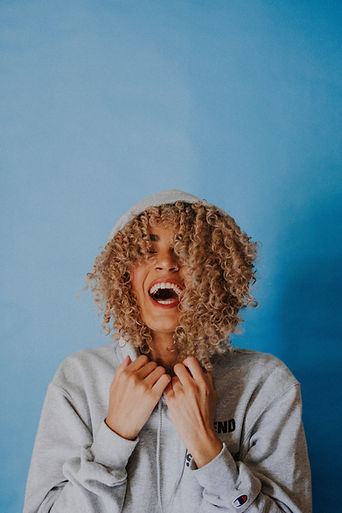 Laughing woman