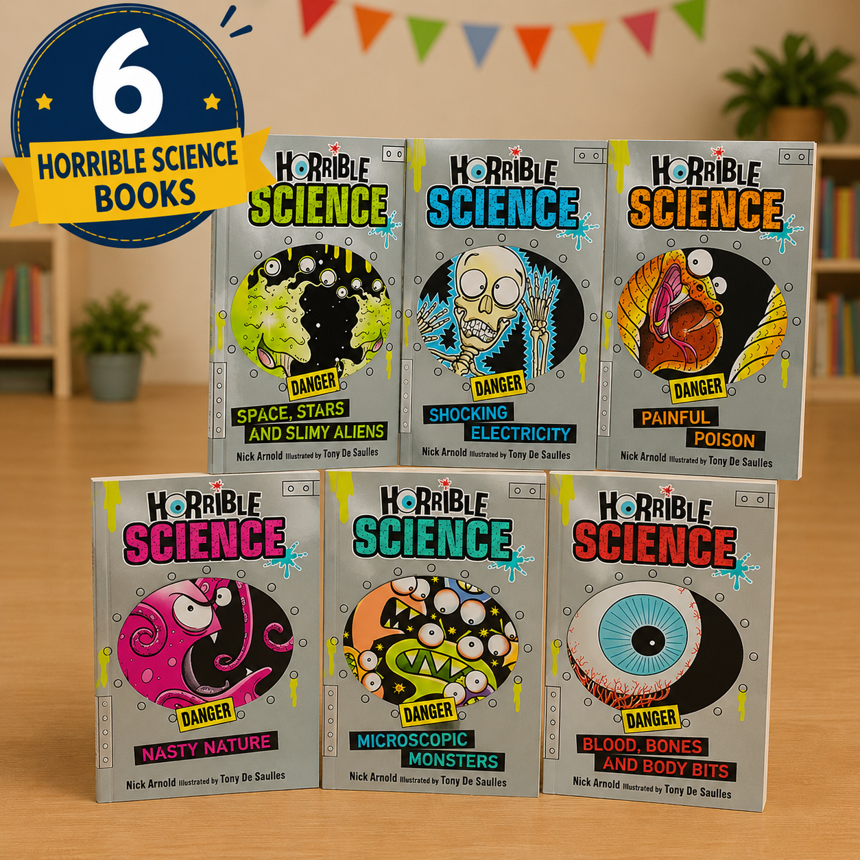 6 Horrible Science Books – Fun & Educational Children’s Book Bundle
