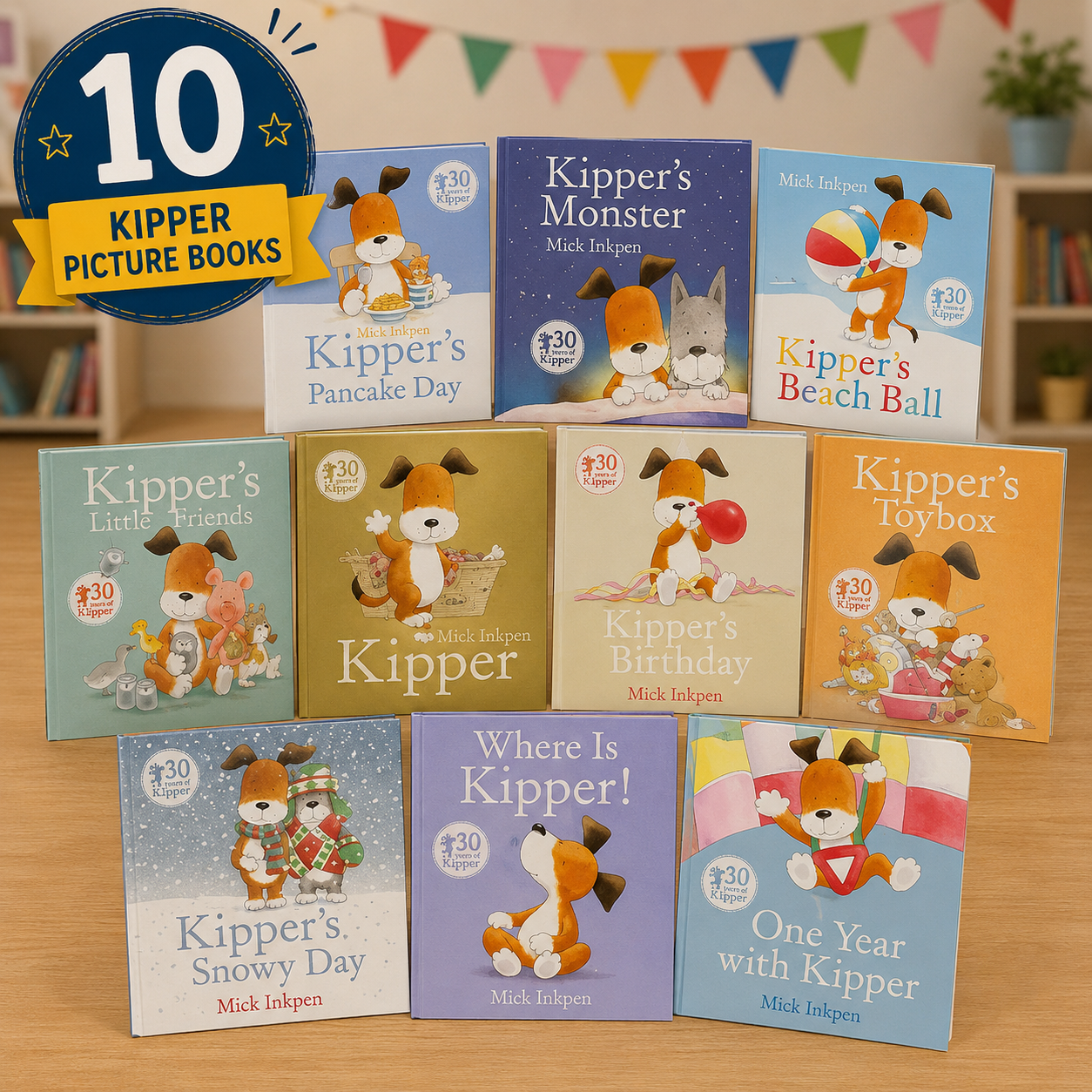 10 Assorted Kipper Picture Books – Children’s Story Bundle