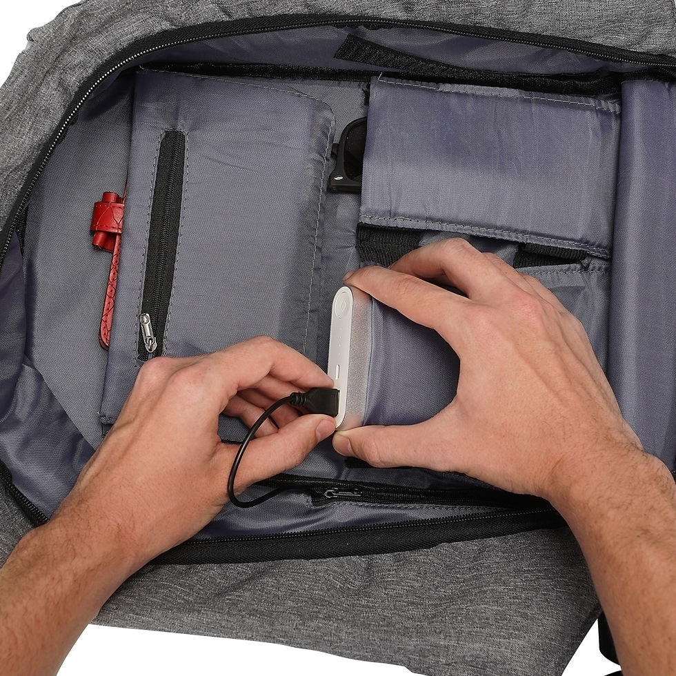 Miniatura: Mochila Anti-Furto USB - Cód. 01306