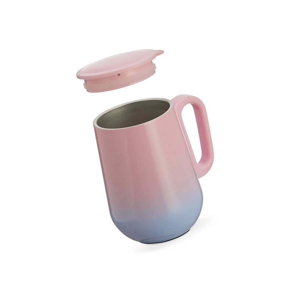 Miniatura: Caneca Bicolor Parede Dupla 250ml - 18720