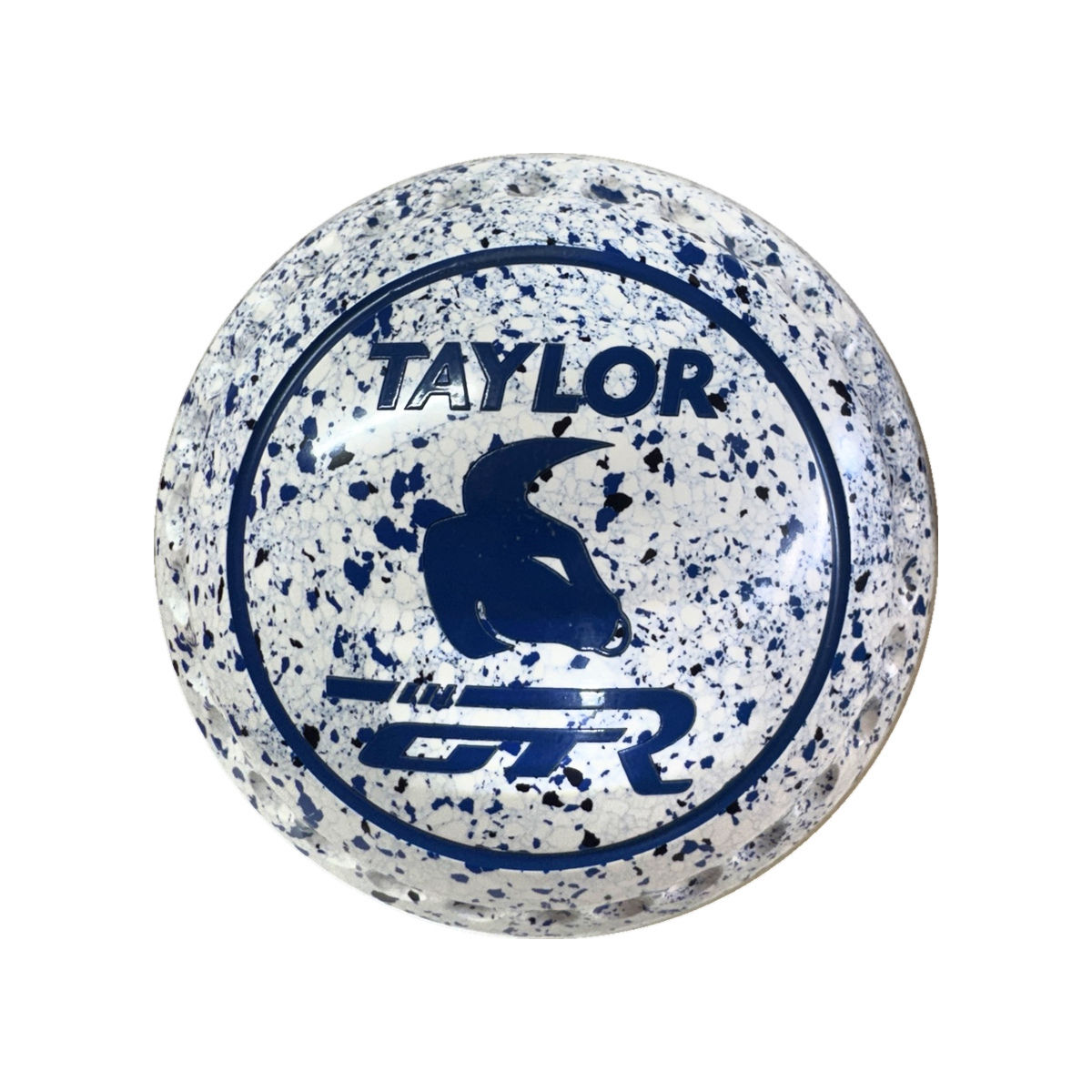 Taylor GTR Size 4 Half Pipe – White Blue Rhino