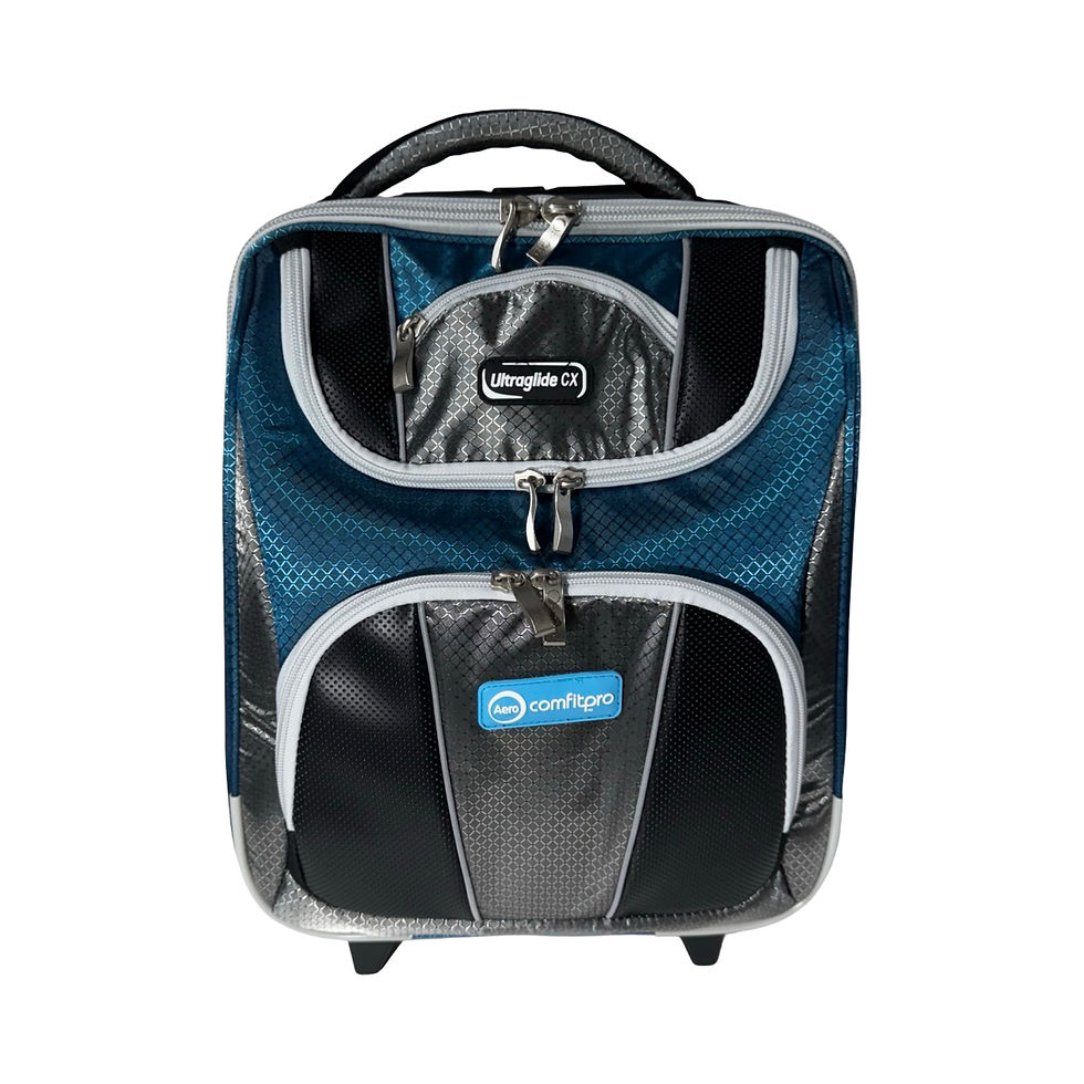 Thumbnail: Aero CX Ultraglide Trolley Lawn Bowls Bag – Lightweight & Durable