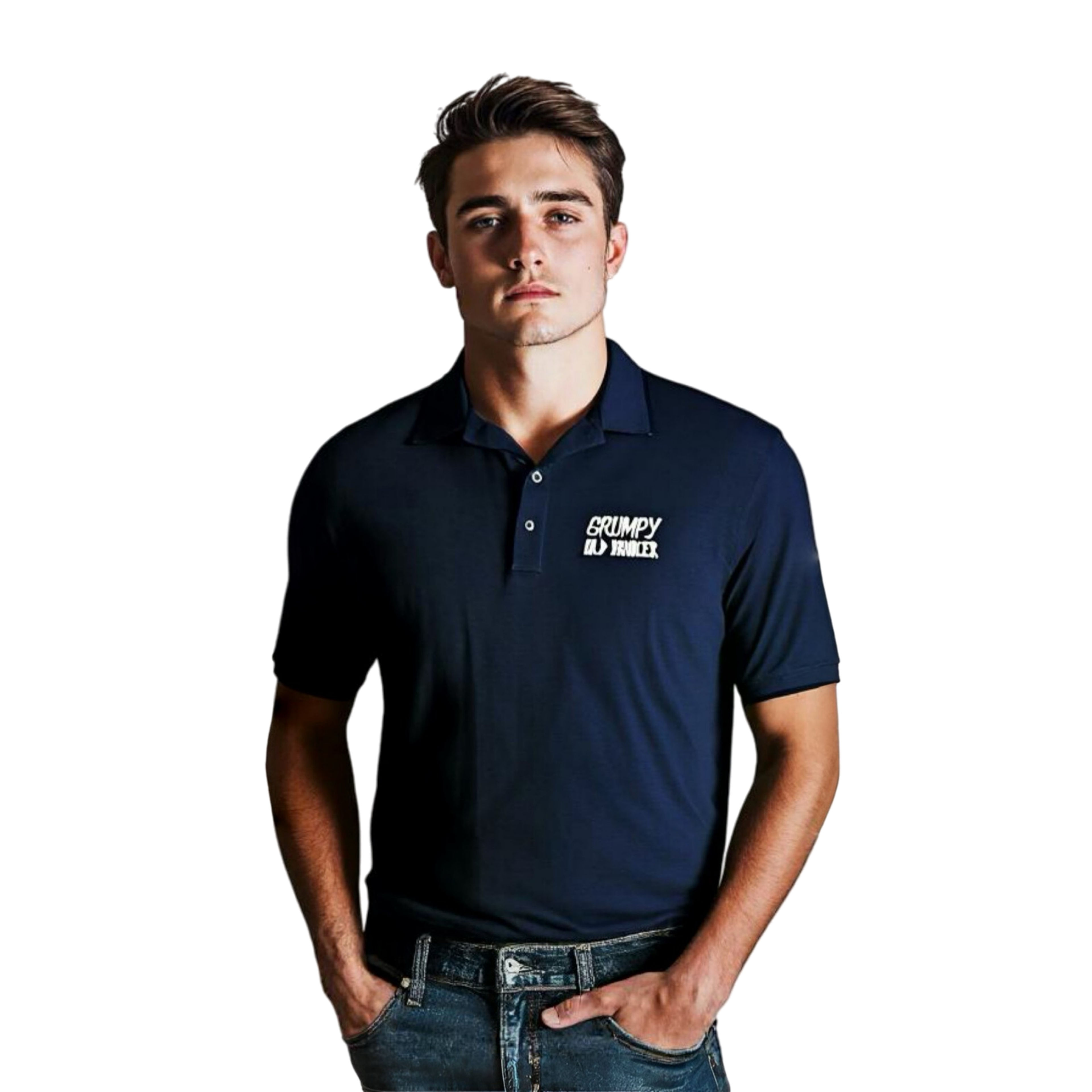 Grumpy Old Bowler Polo Shirt - Men's Lawn Bowls Shirt