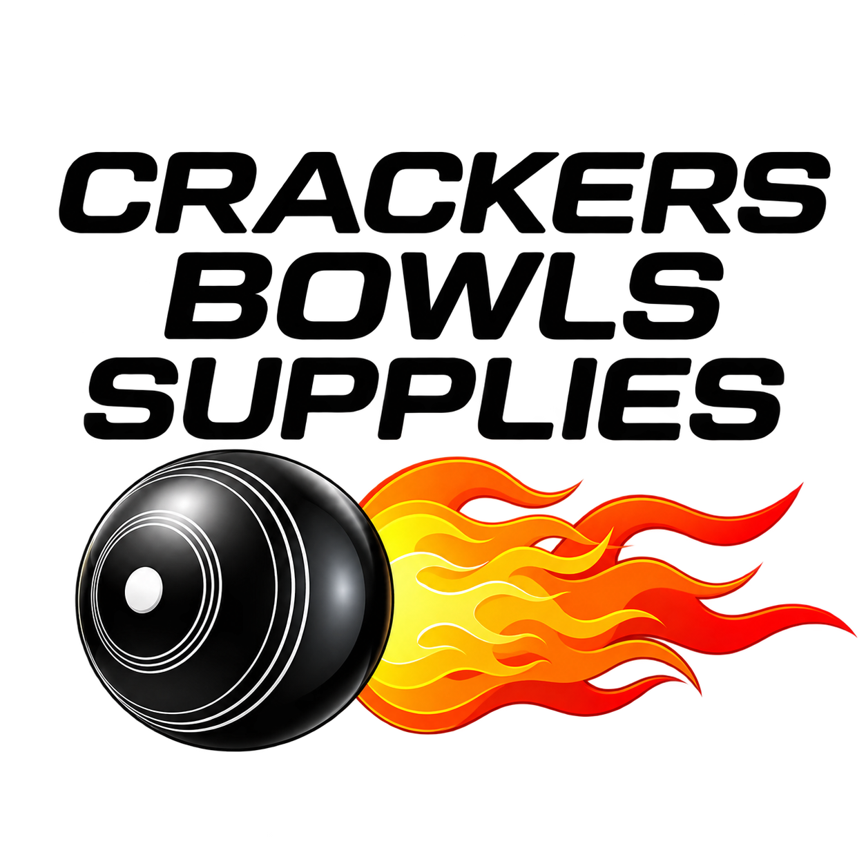 Flaming Lawn Bowl Graphic