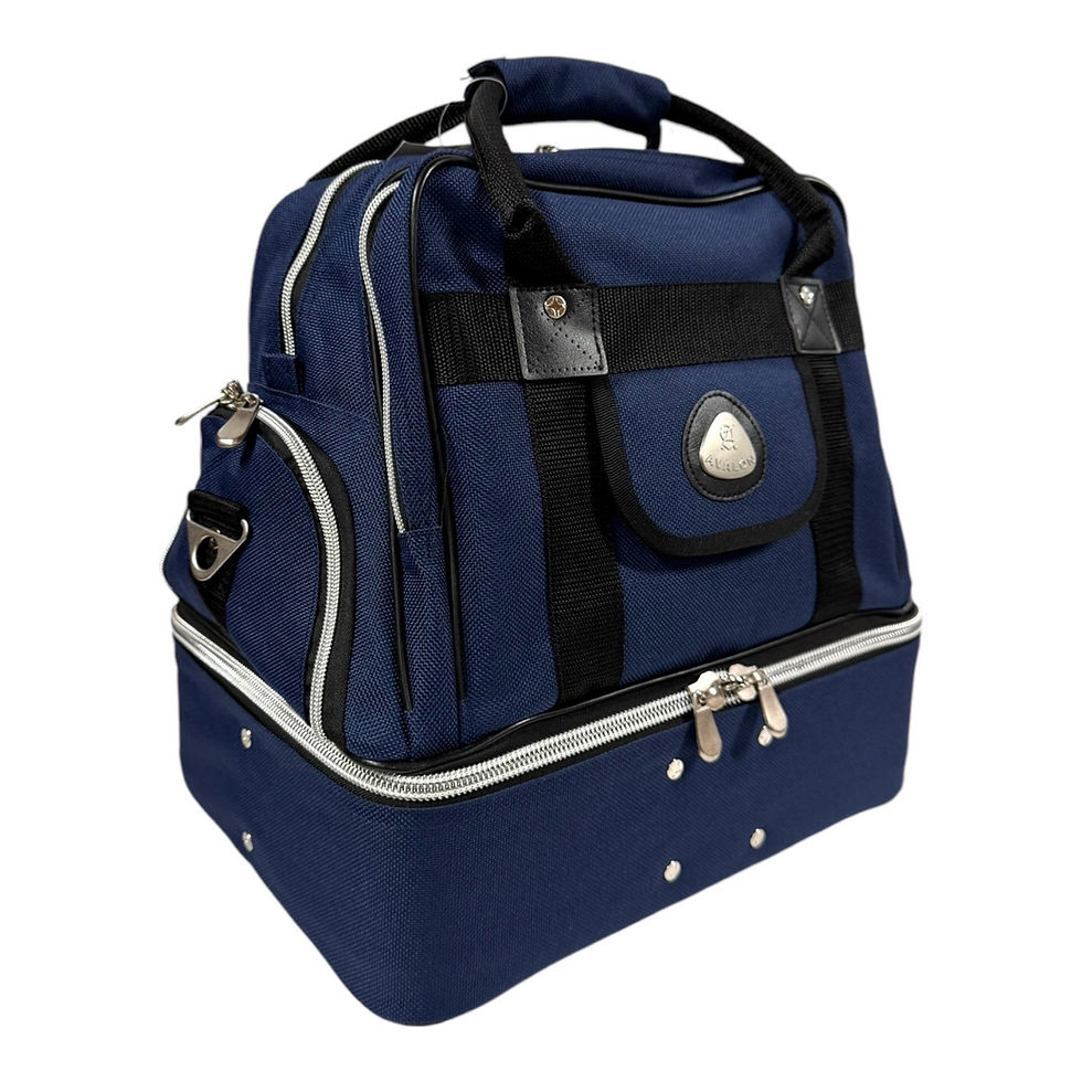 Thumbnail: Avalon Sports Grip Lawn Bowls Carry Bag with Shoe Pocket – Holds 4 Bowls